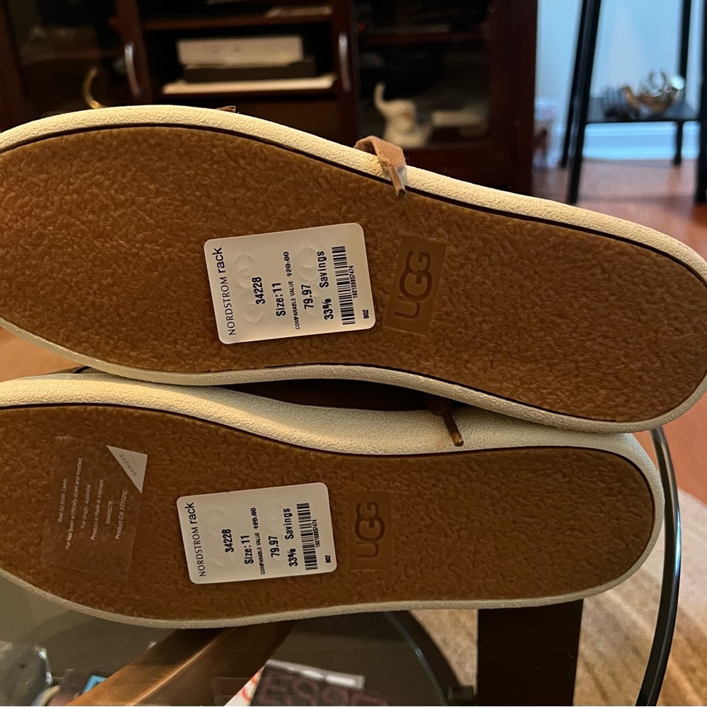 UGG Women's Cream Slippers